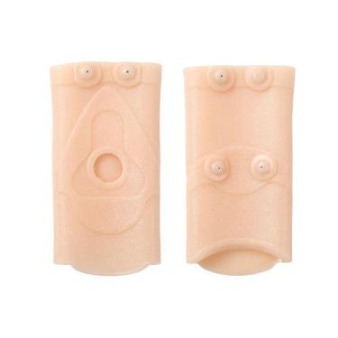 Imagem de Tornozeleira de Silicone com Compressão e Magnetismo Bege - shop mix