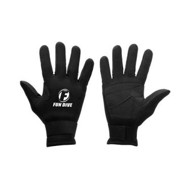 Imagem de Luvas Neoprene Mergulho Fun Dive - Palma Couro Amara, XS