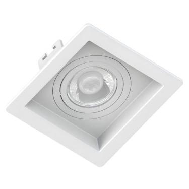 Imagem de Spot Quadrado Embutir Face Recuado Par20 Saveenergy, BRANCO, 110V/220V