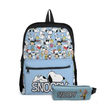 Imagem de Kit Mochila Escolar Infantil com Estojo ou Avulsa - Snop para Meninos 