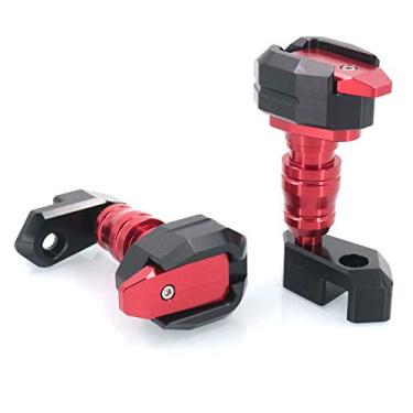 Imagem de Acc-Creativity Motocicleta CNC Alumínio Motor Crash Guard Case Frame Sliders Protector Proteção contra quedas Compatível com Kawasaki Z1000 2010-2019 (Vermelho)