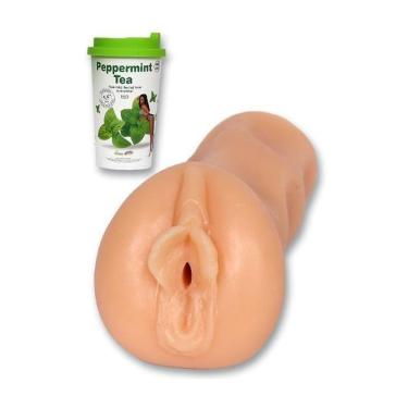 Imagem de Masturbador Vagina - Fantasy Cafe Peppermint Tea - Nanma - Lubrificante: Bege