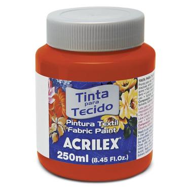 Imagem de Tinta Para Tecido Fosca 250 Ml - Acrilex - Vermelho Tomate