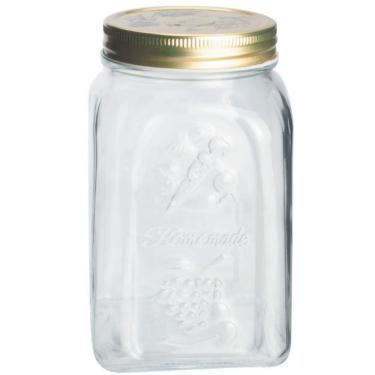 Imagem de Pote Para Mantimentos Em Vidro Com Tampa 1l Pasabahce Transparente