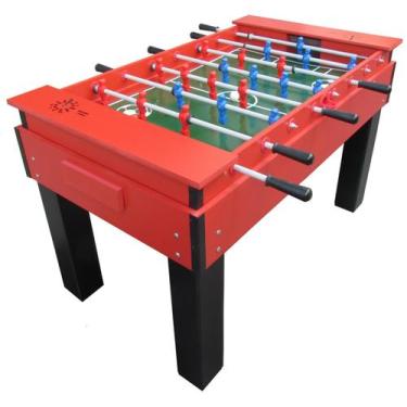 Imagem de Mesa de Pebolim/Totó Oficial Embutido Impar Sports , Vermelho
