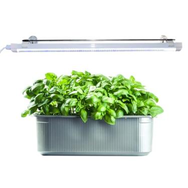 Imagem de PROTOPIA Luminária De Cultivo Estilo Ventosa 2 Pés, 12 W, Led Parede, Kit Inicial Sementes, 6500 K, Branco Frio, Luz Azul Aprimorada, Altura Ajustável, Lâmpada Para Ervas, Ip54