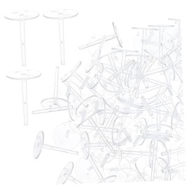 Imagem de SAFIGLE 100 Peças De Suporte Para Decoração Bolo Grau Alimentício, Pregos, Topo Plástico, Ferramentas Fixação Confeitaria E Faça Você Mesmo, Organizador Bico Confeitar, Armazenamento Azul