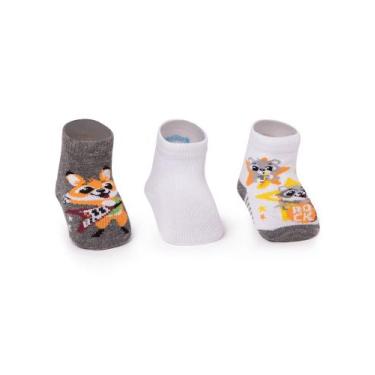 Imagem de Kit com 3 Meias Menino Puket, 5 á 8 Mes