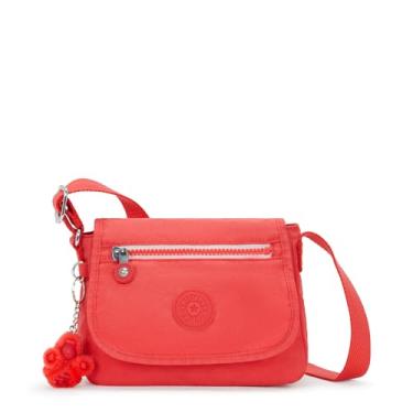 Imagem de Kipling Mini bolsa tiracolo estampada Sabian, Quase coral, 7.75''L x 6''H x 3.25''D