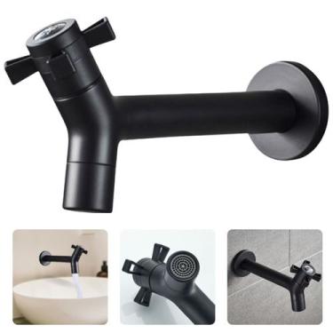 Imagem de Torneira de Parede Cozinha Banheiro Lavabo Jardim Lavanderia Manopla e