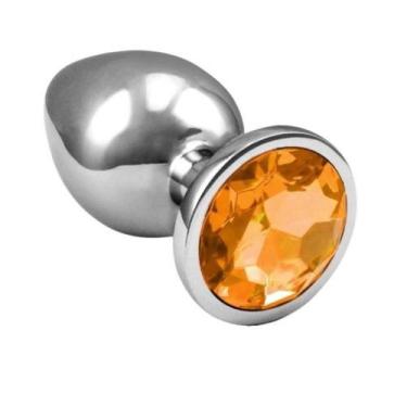 Imagem de Plug Anal Em Alumínio Com Pedra Super Sexy - Unissex - Genérica, Amare