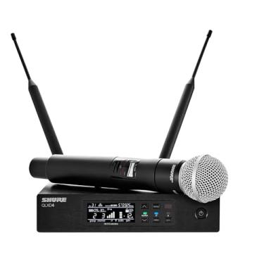 Imagem de Shure Transmissor portátil QLXD2/SM58 com cápsula de microfone vocal SM58 - para uso com sistemas de microfone digital sem fio QLX-D, receptor vendido separadamente | Banda G50 (QLXD2/SM58=-G50)