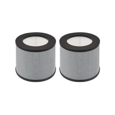 Imagem de Nispira Filtro de substituição HEPA 3 em 1 para purificador de ar | Compatível com TaoTronics TT-AP006 | Remove fumaça, poeira e pólen | 2 unidades