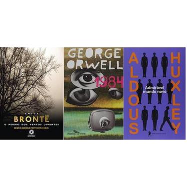 Imagem de KIT 3 LIVROS O Morro Dos Ventos Uivantes + 1984 + Admirável mundo novo