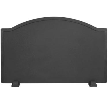 Imagem de Permade Firebacks Para Lareira - Fireback De Ferro Com Pés, Refletor De Calor Para Lareira, Placas Traseiras Para Lareira, Material Resistente Ao Calor Com Aparência Minimalista Para Proteção De Pare