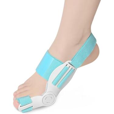 Imagem de Tala De Joanete (2pcs) - Corretor De Joanete - Manga Para Alívio Da Dor Do Joanete Em Forma De Hálux Valgo - Correção Não Cirúrgica - Alisador De Dedo Do Pé Em Martelo, Blue