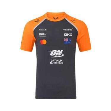 Imagem de Camiseta Oficial McLaren F1 Team Oscar Piastri 2025 - CASTORE, GG, Lar