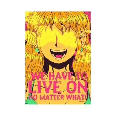 Imagem de One Piece Anime Chapéu De Palha Piratas Poster Nórdico Moderno Decoraç