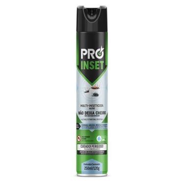 Imagem de Multi-Inseticida Aerossol Proinset Sem Cheiro 250ml - PRO INSET