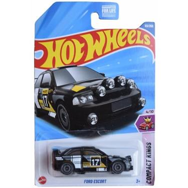 Imagem de Carrinho Hot Wheels Ford Escort, Compact Kings 4/10 [Black] 113/250 - JBB17