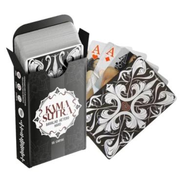 Imagem de Baralho Hétero Kama Sutra Com 55 Cartas Hard Jogo Erótico com 55 Cartas Diversão a Dois BARALHO
