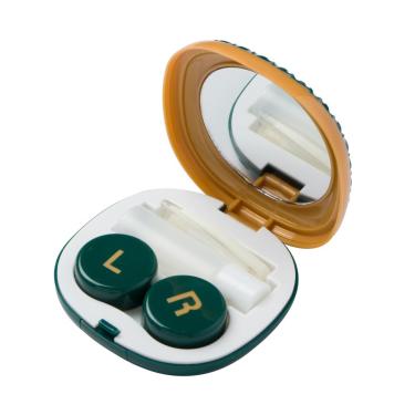 Imagem de Estojo porta lentes Concha + Pinça e Ventosa Verde