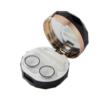 Imagem de Estojo porta lentes Delicate Box + Pinça e Ventosa Preto