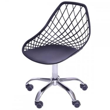 Imagem de CADEIRA KAILA PP PRETA BASE RODIZIO - OR DESIGN