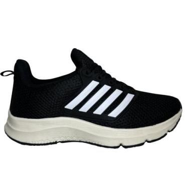 Imagem de Tênis spark esportivo summer 3020, Preto branco, 39