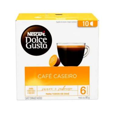 Imagem de Café Caseiro em Cápsulas Dolce Gusto 80g - Nescafé, 10 Cápsulas, Café 