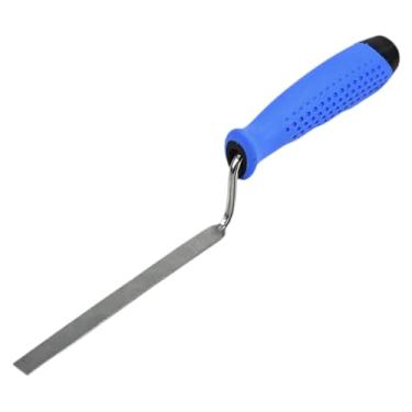 Imagem de IEUDNS Tuck Pointer Ferramenta manual para construção Alvenaria aço inoxidável com cabo Reparo de argamassa Tuck Point Desempenadeira Estuque Cimento Kit, Largura 12.7 Mm