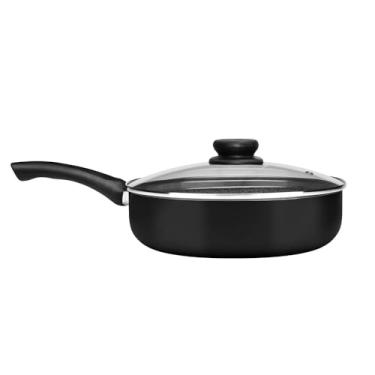 Imagem de Panelux Frigideira Funda 24 Grafite Premium com tampa de vidro