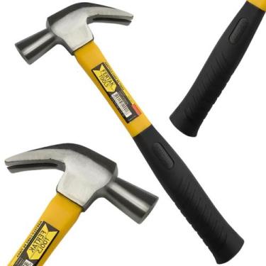 Imagem de Martelo De Aço Unha Carpinteiro 27Mm Cabo Fibra Emborrachado - Fertak