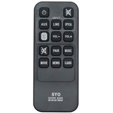 Imagem de Beyution WIR113001-FA03 FWSB415E Controle remoto de substituição compatível com Sanyo SoundBar WIR113001-FA05 FWSA205E WIR113001-FA03 FWSB415E