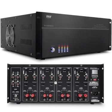 Imagem de Pyle PYLE PT8000CH Suporte em rack 8000-Watt 8 canais amplificador estéreo/mono