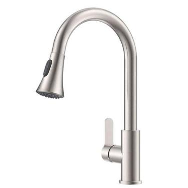 Imagem de Torneira Gourmet Monocomando Pull Down Cozinha Mesa Bancada Pia Area E