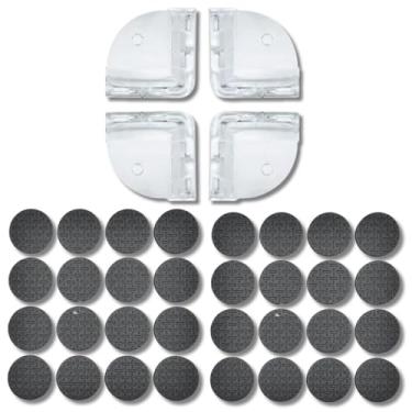 Imagem de Kit Antiderapante + Protetor de Quina – Segurança Infantil para Casa, Proteção em Móveis e Pisos, Fácil de Instalar