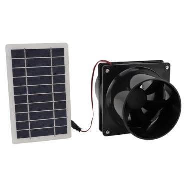 Imagem de Exaustor Movido a Energia Solar 12V Kit de Ventilação Com Resfriamento Eficiente para Casa de Animais de Estimação Com Efeito de Estufa