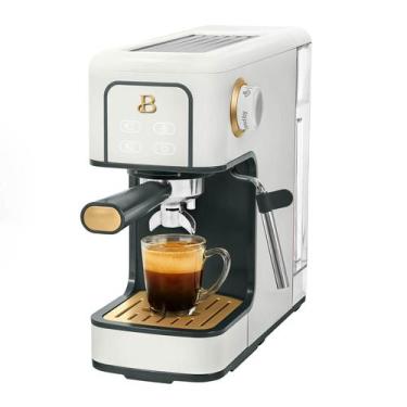 Imagem de Máquina de café expresso Beautiful Slim com cobertura branca de pressã