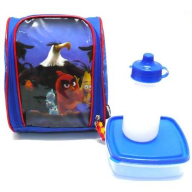 Imagem de Merendeira Lancheira Escolar Infantil - Pacific, Angry Birds Azul, Mir