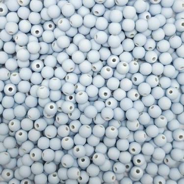 Imagem de Miçanga Passante Bola Emborrachada 8mm 150pçs Bijuteria 60g Escolha a 
