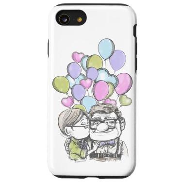 Imagem de Capa de telefone Disney Pixar Up Carl & Ellie Sketch para iPhone SE (2
