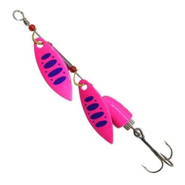 Imagem de Kit 6 Iscas Artificiais Giratórias Spinner Colher De Metal 6g - Gici A