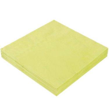 Imagem de Guardanapo de Papel 24cmx24cm Liso Verde Limão - 20 Un - no-brand