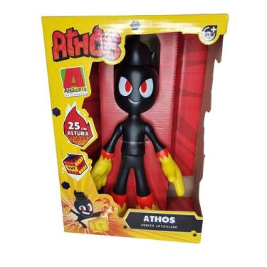 Imagem de Boneco Athos 25 Cm Grande Vinil Minecraft Algazarra