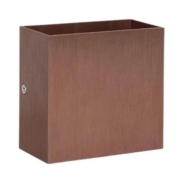 Imagem de Lâmpada De Parede Interna LED Dourada Escovada, Prata, Preta, Café, 6W