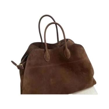 Imagem de Bolsa Tote Feminina Retrô de Grande Capacidade - Design Sofisticado pa