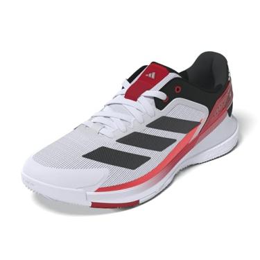 Imagem de adidas Crazyquick Boost Padel Tênis masculino, Branco/preto/vermelho lúcido, 4