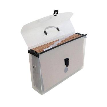 Imagem de Maleta arquivo Slim Dellosmile cristal 6 pastas susp Dello