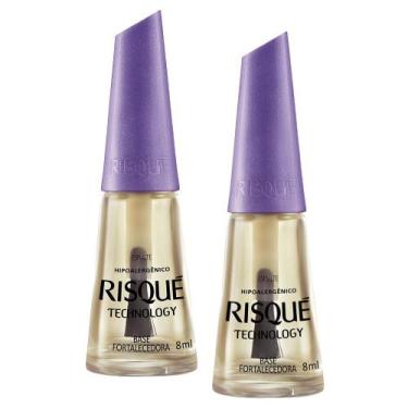 Imagem de Kit 2 Base Fortalecedora Risqué Care 8ml